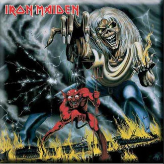 Iron Maiden Fridge Magnet: Number of the Beast